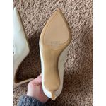 Charles and Keith  Ivory Cream Classic Neutral Leather Heels Womens 37 US Womens 7 Photo 13