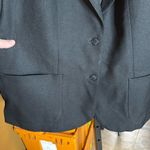 Leslie Fay Vintage Haberdashery II By  Black Blazer Jacket Size 16W / 36 Photo 4