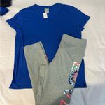 Victoria's Secret PINK Victoria’s Secret short sleeve shirt and leggings set Photo 0