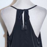 Athleta  Black Eyelet Lace Sleeveless Top Size Small Photo 4