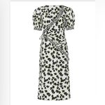 Love, Whit Love Whit Black White Floral Wrap Midi Dress Size XS NEW Photo 1