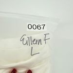 Eileen Fisher NWOT White 100% Linen Side Zip Wide Leg Pants Womens Large Photo 10