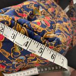 Singapore Quilted Tote Bag with Floral Design Blue Photo 3