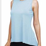 Mippo Womens Size M Mesh Split Back Crew
Neck Athletic Tank Top Powder Blue NEW Size M Photo 0