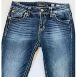 Miss Me  Jeans 27 Mid-Rise Capri Embellished Pockets - EUC Photo 12