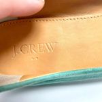 J.Crew  Blue Green Suede Round Toe Slip On Ballet Flats Photo 5