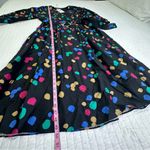Lafayette 148  New York 100% Silk Black Doha Scattered Dot Print Wrap Dress Photo 9
