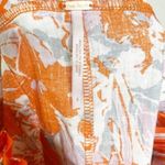 Free People Dress 8 NWOT Beach Party Shoulder Midi Linen Orange Floral Summer Photo 11