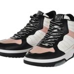 CAVALLI CLASS PANTOFI SPORT WHITE PINK Black and Silver Women’s Size 7 Photo 1