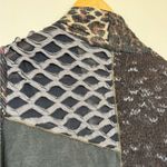 CLEARANCE! Brown Dor Dor Couture Multi Pattern Open Sweater Size M EUC Size M Photo 4