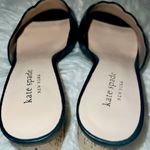 Kate Spade  Scalloped Black Leather Mule Photo 4