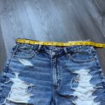 American Eagle Highest Rise Baggy Shorts NEW Destroyed 12 Distressed Photo 9