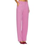Amanda Uprichard  Wallace Pants in Azalea Small New Womens Trousers Photo 2