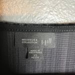 J.Jill ‎ Wearever Collection Ribbed Velvet Top XSP Black Long Sleeve Boxy Classic Photo 1