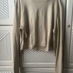 ZARA  Women's Cream Long Sleeve Top Photo 0