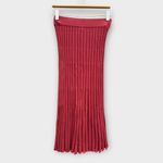 margaret o'leary Cynthia Pleated Knit Skirt in Watermelon Photo 5