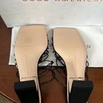 Good American Black Neoprene Caged Mule Size 5 Photo 6