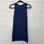 White House | Black Market  Women’s XS Blue Sweater Tank Top Photo 3