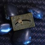 Halloween Vintage Ouija Plate Brooch Pin Photo 2