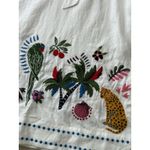 BODEN Embroidered White Linen Tassel Midi Dress Tropical Resort Beach 4 US $298‎ Photo 5