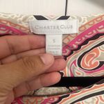 Charter Club  brown, tan, pink, coral  dress size small Photo 3