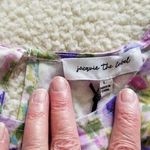 Jacquie The Label Purple Floral Ruffle Sleeve Tiered Babydoll Mini Dress Size L Size L Photo 4