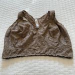 Cacique Nude Taupe Lace Bralette Women’s Sz 18 / 20 Unlined Wireless Photo 1