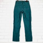American Eagle Mom Straight Jean Teal Corduroy Stretch Women, Size 0 Photo 9