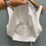 Black Halo White Sleeveless Crepe Crop Top 2 Photo 4