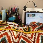 Lady’s Chevron top can be worn with leggings Multiple Size M Photo 9