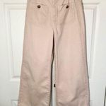 ZARA Light Pink Jeans with Bronze Buttons Size 4 Photo 0