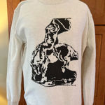 Western Charm Horse Graphic Sweater Brown Photo 0