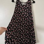 Tres Bien Black Floral Flowy Dress Photo 2