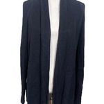 Vince  Long Sleeved Open Front Cardigan Sweater Knit Black Womens Size XS Photo 0