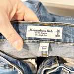 Abercrombie & Fitch Abercrombie The '90s Straight Leg Ultra High Rise Curve Love Jeans 2 Photo 2