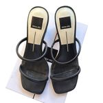 DOLCE VITA Noles Leather Snake Print Heel Black/Brown Sz‎ 8 Black Photo 2