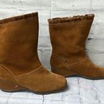 Sporto abbey leather suede boots faux fur lining weatherproof size 6.5” Photo 0