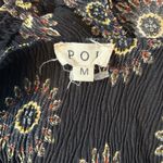 POL  Women's Boho Dress Sleeveless Sunflower V-neck Floral Size M Photo 5