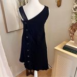 Just Cavalli Black Sheath Asymmetric Dress Size 38 Photo 6