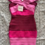 superdown  Pink Bandage Dress Photo 1