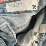Rag and Bone Glena Whole Blue Justine Ripped Distressed Jean Short 26 Photo 3
