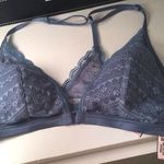 Victoria's Secret Sexy Cute Blue Lace Front Clip Bralette  Photo 0