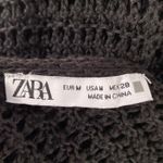 ZARA FRINGED CROCHETED DRESS OPEN BACK Size Medium (See Description) Photo 9