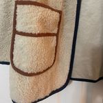 Paper Crane Sherpa Piping Trim Cardigan Photo 5