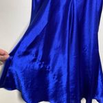 Frederick's of Hollywood Fredrick’s of Hollywood Blue Silky Slip Dress Lingerie Negligee Small Photo 3