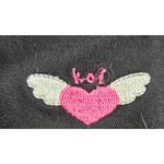 Koi By Kathy Peterson Black, White, And Pink Scrub Top Size M Black Size M Photo 1