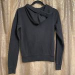 PINK - Victoria's Secret  Black Silver Sequin Bling Full Zip Sweater, XS Photo 1