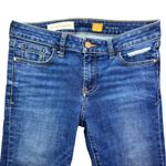 Pilcro and the Letterpress Anthropologie SJEJ Distressed Denim Capri Womens 27 Photo 2