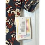 LuLaRoe NWT  Classic T XS Blue White Red Floral Short Sleeve Stretch Photo 4