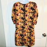 Fossil Abstract Colorful Romper Shorts Orange Tan Pink S Photo 8